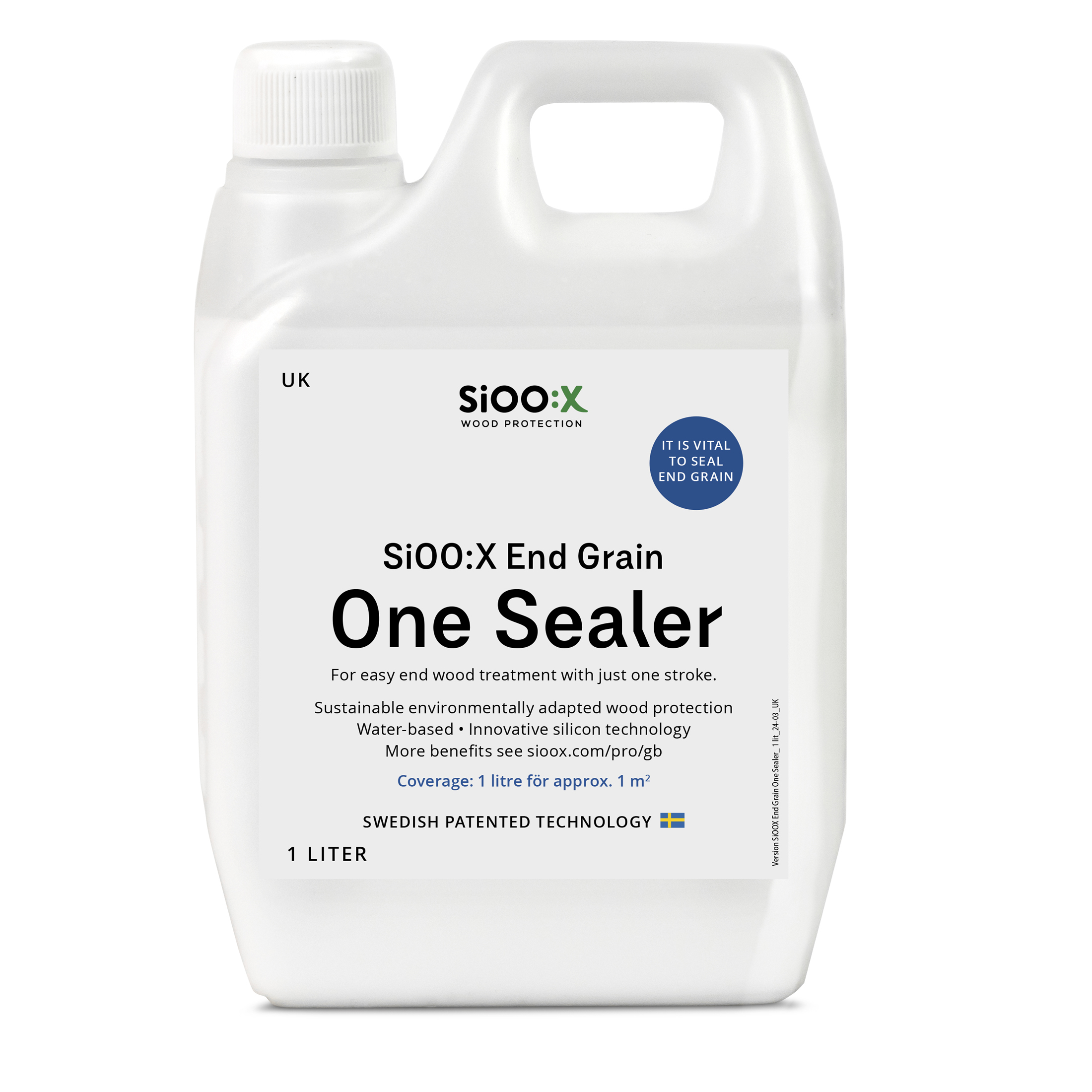 SiOO:X End Grain One Sealer